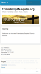 Mobile Screenshot of friendshipmesquite.wordpress.com