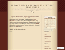 Tablet Screenshot of copycharlotte.wordpress.com