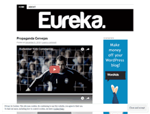 Tablet Screenshot of eurekaagencia.wordpress.com