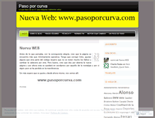 Tablet Screenshot of pasoporcurva.wordpress.com
