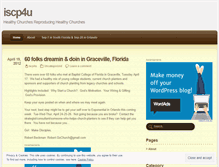 Tablet Screenshot of iscp4u.wordpress.com