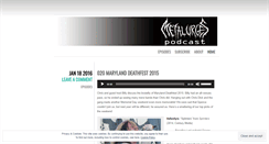 Desktop Screenshot of metalurgespodcast.wordpress.com