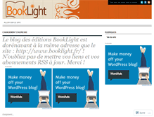 Tablet Screenshot of booklightfr.wordpress.com