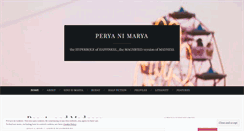 Desktop Screenshot of peryanimarya.wordpress.com