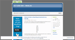 Desktop Screenshot of hotuananh.wordpress.com