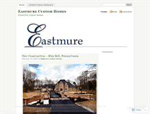 Tablet Screenshot of eastmurecustomhomes.wordpress.com