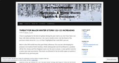 Desktop Screenshot of doctoochweather.wordpress.com