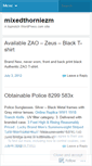 Mobile Screenshot of mixedthorniezm.wordpress.com