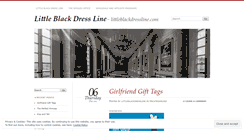 Desktop Screenshot of littleblackdressline.wordpress.com