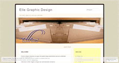 Desktop Screenshot of ellegraphicdesign.wordpress.com