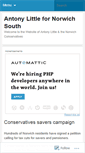 Mobile Screenshot of antonylittle.wordpress.com