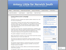Tablet Screenshot of antonylittle.wordpress.com