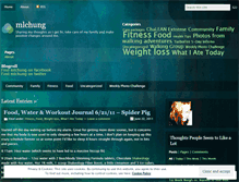 Tablet Screenshot of mlchung.wordpress.com