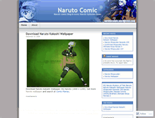 Tablet Screenshot of narutocomic.wordpress.com