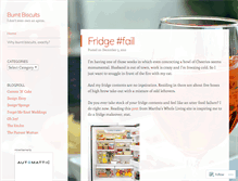 Tablet Screenshot of bbiscuits.wordpress.com