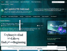 Tablet Screenshot of myabsolutedreams.wordpress.com