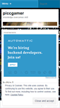Mobile Screenshot of piccgamer.wordpress.com