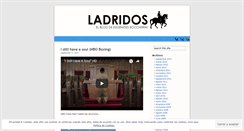 Desktop Screenshot of ladridos.wordpress.com