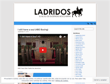 Tablet Screenshot of ladridos.wordpress.com