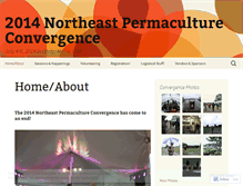 Tablet Screenshot of northeastconvergence.wordpress.com