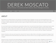 Tablet Screenshot of derekmoscato.wordpress.com