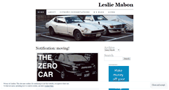 Desktop Screenshot of lesliemabon.wordpress.com