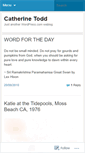 Mobile Screenshot of catherinetodd.wordpress.com