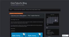 Desktop Screenshot of cien7abcd.wordpress.com