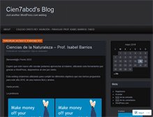 Tablet Screenshot of cien7abcd.wordpress.com