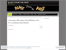 Tablet Screenshot of blastfromthepastproductions.wordpress.com