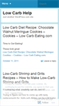 Mobile Screenshot of lowcarbhelp.wordpress.com
