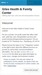 Mobile Screenshot of gilesfamilyservices.wordpress.com