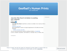Tablet Screenshot of goofball76.wordpress.com