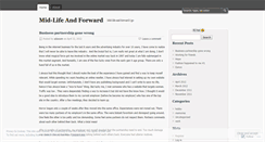 Desktop Screenshot of midlifeandforward.wordpress.com