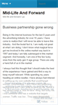 Mobile Screenshot of midlifeandforward.wordpress.com