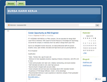 Tablet Screenshot of bursakarir.wordpress.com