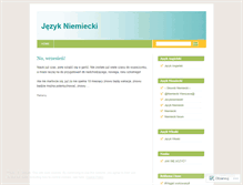 Tablet Screenshot of jezykniemiecki.wordpress.com