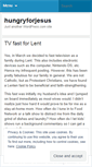 Mobile Screenshot of hungryforjesus.wordpress.com