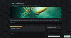 Desktop Screenshot of cmcoriolanus.wordpress.com