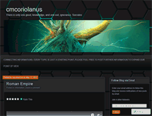 Tablet Screenshot of cmcoriolanus.wordpress.com