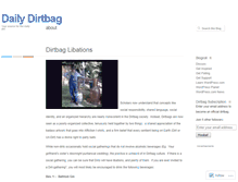 Tablet Screenshot of dailydirtbag.wordpress.com