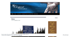 Desktop Screenshot of eloquentdefenders.wordpress.com