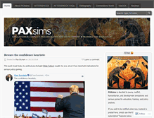 Tablet Screenshot of paxsims.wordpress.com