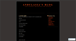 Desktop Screenshot of andulasia.wordpress.com