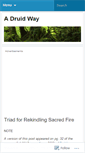 Mobile Screenshot of adruidway.wordpress.com