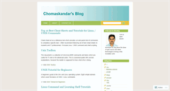 Desktop Screenshot of chomaskandars.wordpress.com