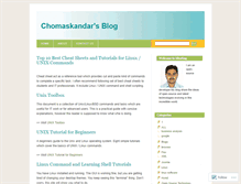 Tablet Screenshot of chomaskandars.wordpress.com
