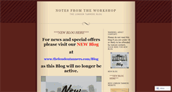 Desktop Screenshot of notesfromtheworkshop.wordpress.com