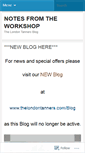 Mobile Screenshot of notesfromtheworkshop.wordpress.com