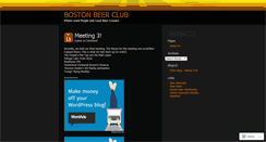 Desktop Screenshot of bostonbeerclub.wordpress.com
